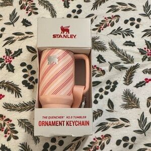 Stanley Pink Ornament Keychain Tumbler new in box